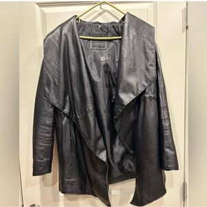 mauritius x free people leather jacket